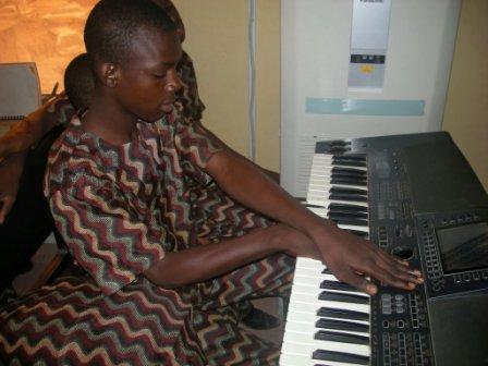 piano playing